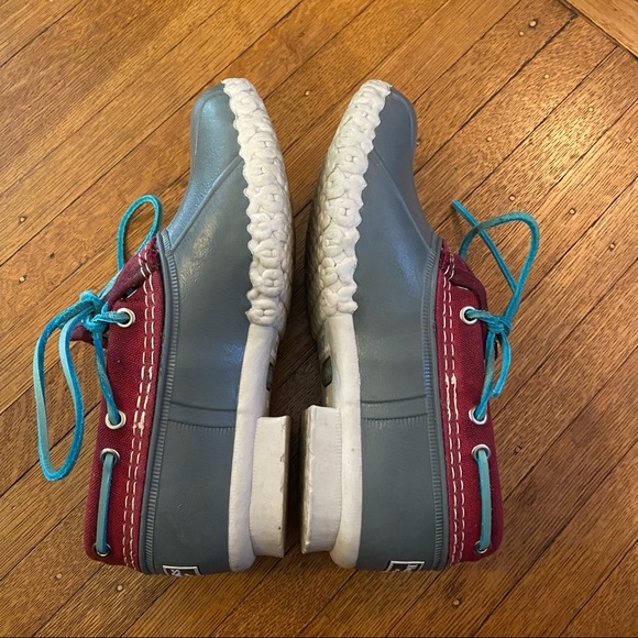 L.L. Bean Signature Women's Waxed Canvas Rubber Mocs - size 6M - Picture 5 of 6